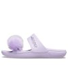 Sandały Crocs (WMNS) Classic Fur Sure Slip-On w kolorze liliowym 207405-530
