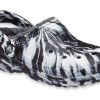 Sandały Crocs (WMNS) Classic Lined Clog Outdoor Sandals „Marbled White Black” 207180-103