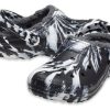 Sandały Crocs (WMNS) Classic Lined Clog Outdoor Sandals „Marbled White Black” 207180-103