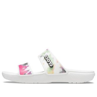 Sandały Crocs (WMNS) Classic Tie-dye Graphic „Black Green” 207283-94S