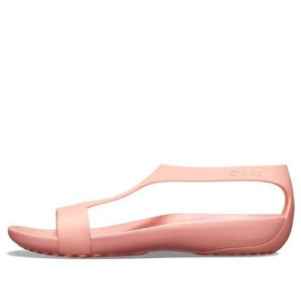 Sandały Crocs (WMNS) Flat Pink 205469-6JC