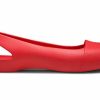 Sandały Crocs (WMNS) Flat Red 202811-8C1