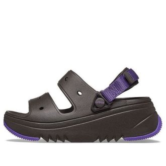 Sandały Crocs (WMNS) Hiker Xscape „Espresso Neon Purple” 208181-2A0