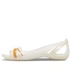 Sandały Crocs (WMNS) II Flat White Orange 204912-12U