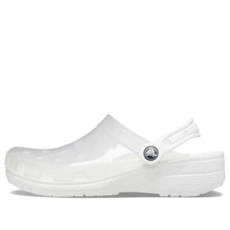 Sandały Crocs (WMNS) Jelly Crocs Transparent Unisex White 206908-100