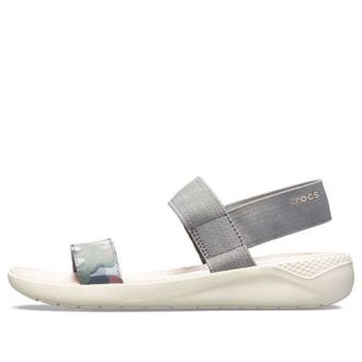 Sandały Crocs (WMNS) Literide Graphic „Szare” 205375-0E9