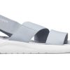 Sandały Crocs (WMNS) LiteRide Gray Light Blue w kolorze szaro-białym 206081-00J