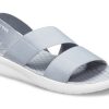 Sandały Crocs (WMNS) LiteRide Gray Light Blue w kolorze szaro-białym 206081-00J
