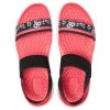 Sandały Crocs (WMNS) LiteRide Pattern Outdoor z odkrytymi palcami, czarno-czerwone, „Black Red” 205868-066