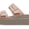 Sandały Crocs (WMNS) Pale Blush Brooklyn w kolorze brązowo-beżowym 207431-6RL