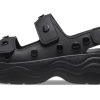 Sandały Crocs (WMNS) Skyline z ćwiekami w kolorze czarnym 209025-001