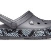 Sandały Crocs (WMNS) Snake Pattern grafitowo-czarne 206380-02W