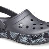 Sandały Crocs (WMNS) Snake Pattern grafitowo-czarne 206380-02W