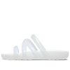 Sandały Crocs (WMNS) Splash Glossy Strappy w kolorze białym 208537-100