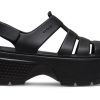 Sandały Crocs (WMNS) Stomp Fisherman „Black” 209938-001