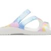 Sandały Crocs (WMNS) Swiftwater Crocs Casual Multi-Color Tie Dye w kolorze białym (206894-928)