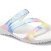 Sandały Crocs (WMNS) Swiftwater Crocs Casual Multi-Color Tie Dye w kolorze białym (206894-928)