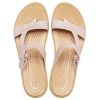 Sandały Crocs (WMNS) Tulum Shimmer Toe Post w kolorze Pink Clay 208666-6TY
