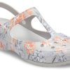 Sandały Crocs (WMNS) w białe kwiaty 206525-96M