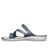 Sandały Crocs (WMNS) w kolorze niebiesko-białym „Blue White” 203998-462