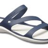 Sandały Crocs (WMNS) w kolorze niebiesko-białym „Blue White” 203998-462