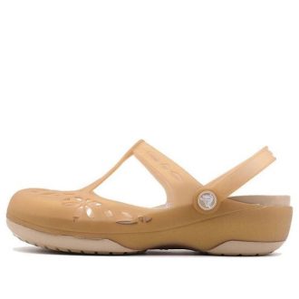 Sandały Crocs (WMNS) w kolorze złotym 204939-277