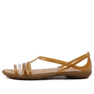 Sandały Crocs (WMNS) w kolorze złotym „Gold” 202465-276