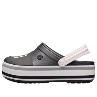 Sandały Crocs z grubą podeszwą, czarne, unisex, 205699-001