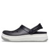 Sandały Crocsband Full Force z grubą podeszwą, czarno-białe, unisex, 206122-066