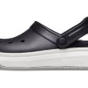 Sandały Crocsband Full Force z grubą podeszwą, czarno-białe, unisex, 206122-066