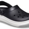 Sandały Crocsband Full Force z grubą podeszwą, czarno-białe, unisex, 206122-066