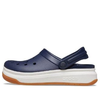 Sandały Crocsband Full Force z grubą podeszwą unisex, niebiesko-białe 206122-462