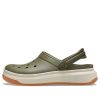 Sandały Crocsband Full Force z grubą podeszwą, zielone, unisex, 206122-34E