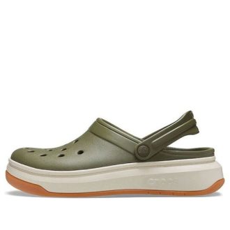 Sandały Crocsband Full Force z grubą podeszwą, zielone, unisex, 206122-34E