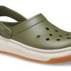 Sandały Crocsband Full Force z grubą podeszwą, zielone, unisex, 206122-34E