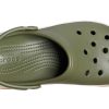 Sandały Crocsband Full Force z grubą podeszwą, zielone, unisex, 206122-34E