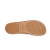 Sandały na koturnie Crocs (WMNS) Brooklyn Woven w kolorze biało-brązowym 209977-0WV