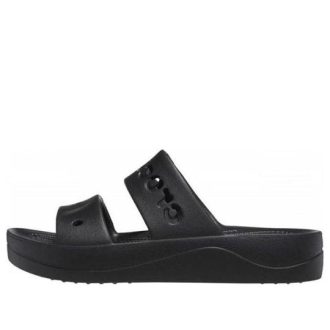 Sandały na platformie Crocs Baya „Czarne” 208188-001