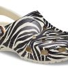 Sandały plażowe Crocs Classic Animal Unisex „Białe” 207840-2Y9