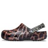 Sandały plażowe Crocs Classic Animal Unisex, czarne, 207840-0ZR