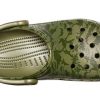 Sandały plażowe Crocs Classic Clog Camouflage Printing Army Green 206454-309