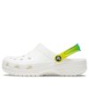 Sandały plażowe Crocs Classic Clog w kolorze białym, gradientowo zielonym, 206638-1DC