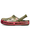 Sandały plażowe Crocs Classic Clog w kolorze zielono-różowym 205579-3S9