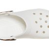 Sandały plażowe Crocs Classic Clog z nadrukiem w panterkę, białe 206638-1D1