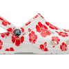 Sandały plażowe Crocs Classic Unisex, czerwono-białe, 207849-1AZ