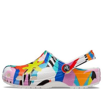 Sandały plażowe Crocs Classic Unisex Multi-Color White 207849-94S
