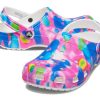 Sandały plażowe Crocs Classic Unisex Niebiesko-różowe 207556-102