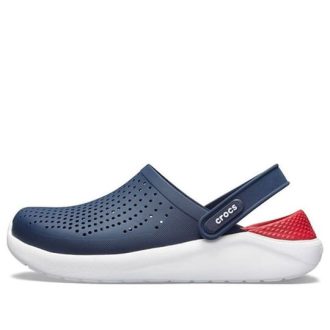 Sandały plażowe Crocs LiteRide Shoe Unisex, niebiesko-czerwone 204592-4CC