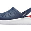 Sandały plażowe Crocs LiteRide Shoe Unisex, niebiesko-czerwone 204592-4CC