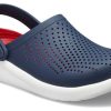 Sandały plażowe Crocs LiteRide Shoe Unisex, niebiesko-czerwone 204592-4CC
